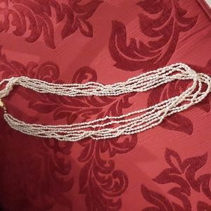 A beautiful Faux pearl necklace